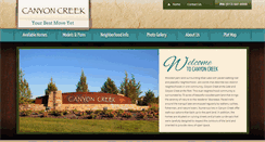 Desktop Screenshot of canyoncreekks.com